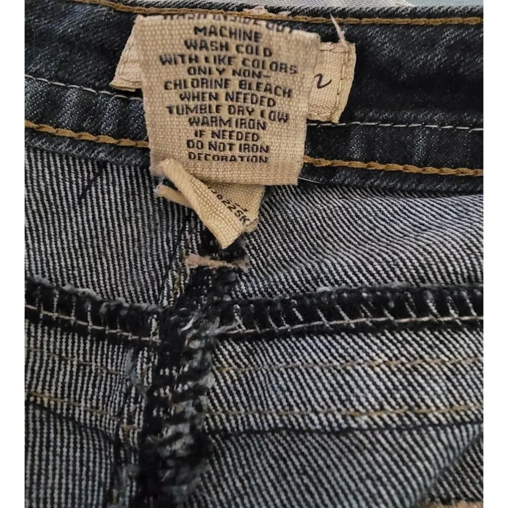 Earl Jean Womens Bootcut Embellished Jeans Size 14 - Picture 9 of 9